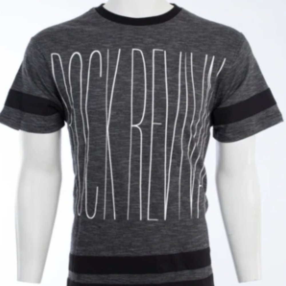 ROCK REVIVAL Mens Short Sleeve BUNKER Crewneck T-Shirt